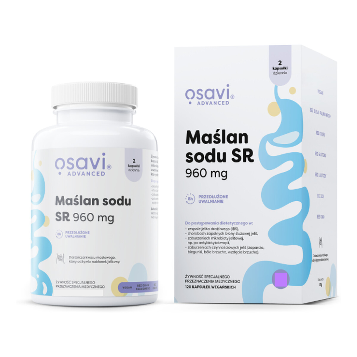 Osavi Maślan Sodu DR 960mg suplement diety 960mg