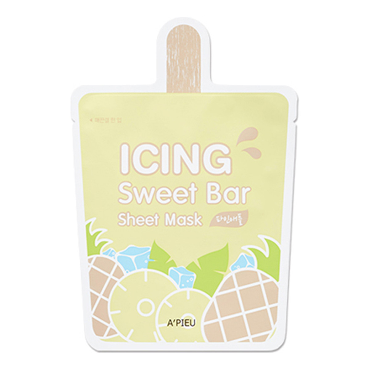 A'Pieu Icing Sweet Bar Wygładzająco-Nawadniająca Maseczka W Płachcie Ananas 21g