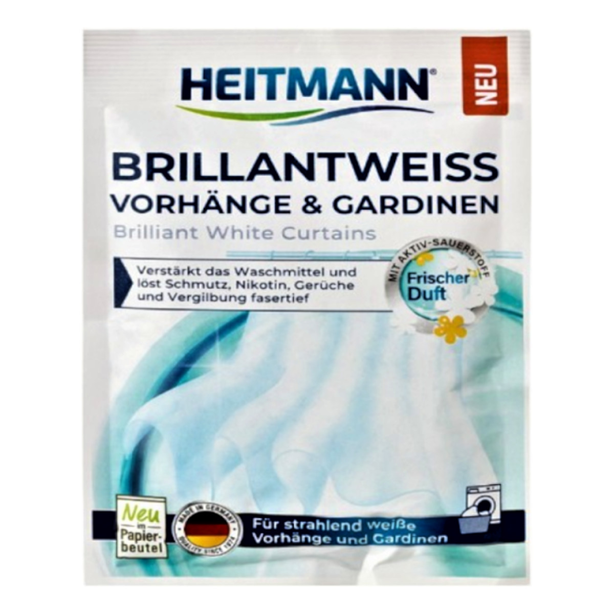 Heitmann Wybielacz w proszku firany i zasłony 50g