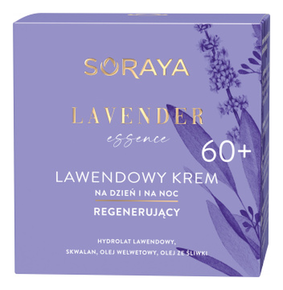 Lawendowy krem regenerujący na dzień i na noc 60+