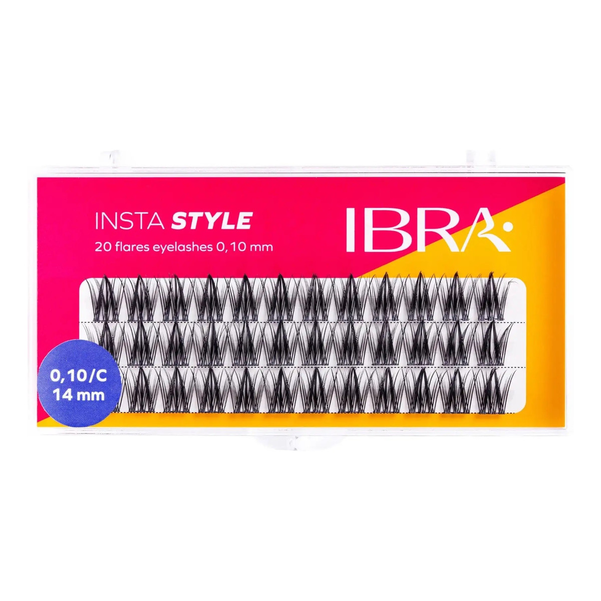 Ibra Kępki rzęs insta style 14 mm