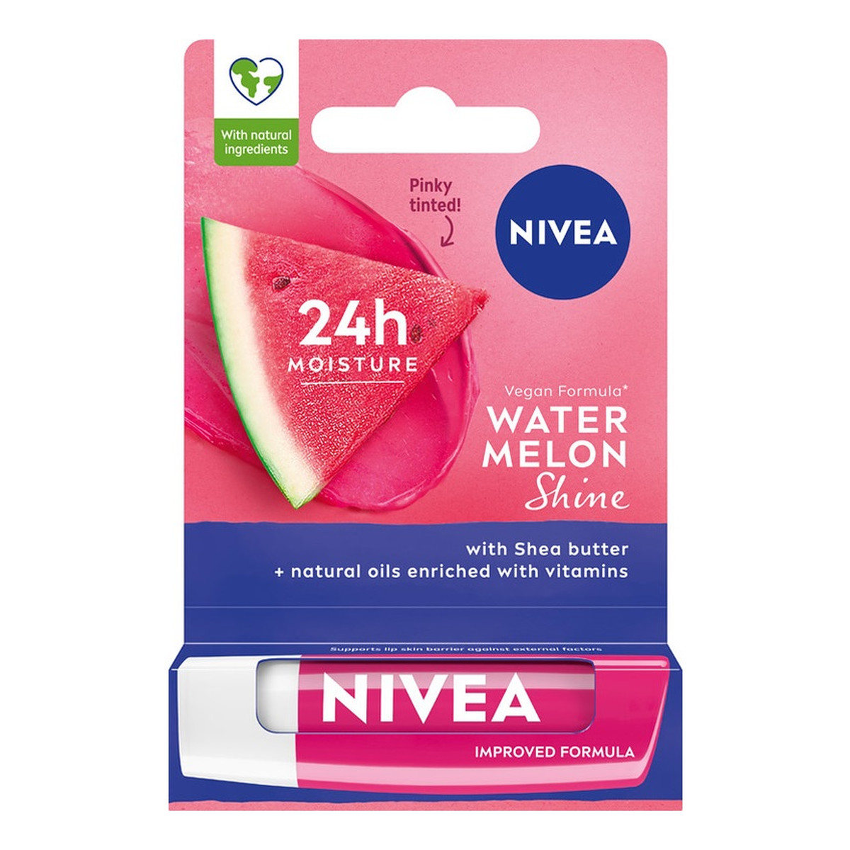 Nivea Lip Care Pomadka ochronna do ust Watermelon Shine 4g