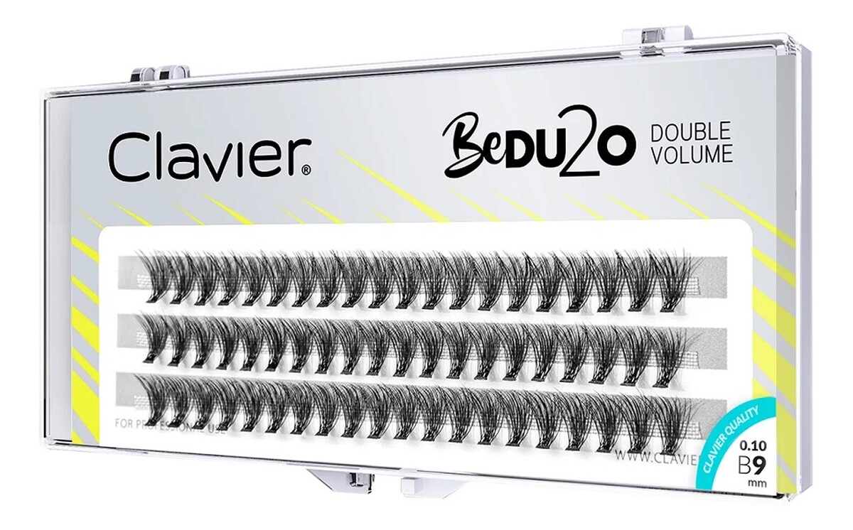 Bedu2o double volume kępki rzęs 9mm