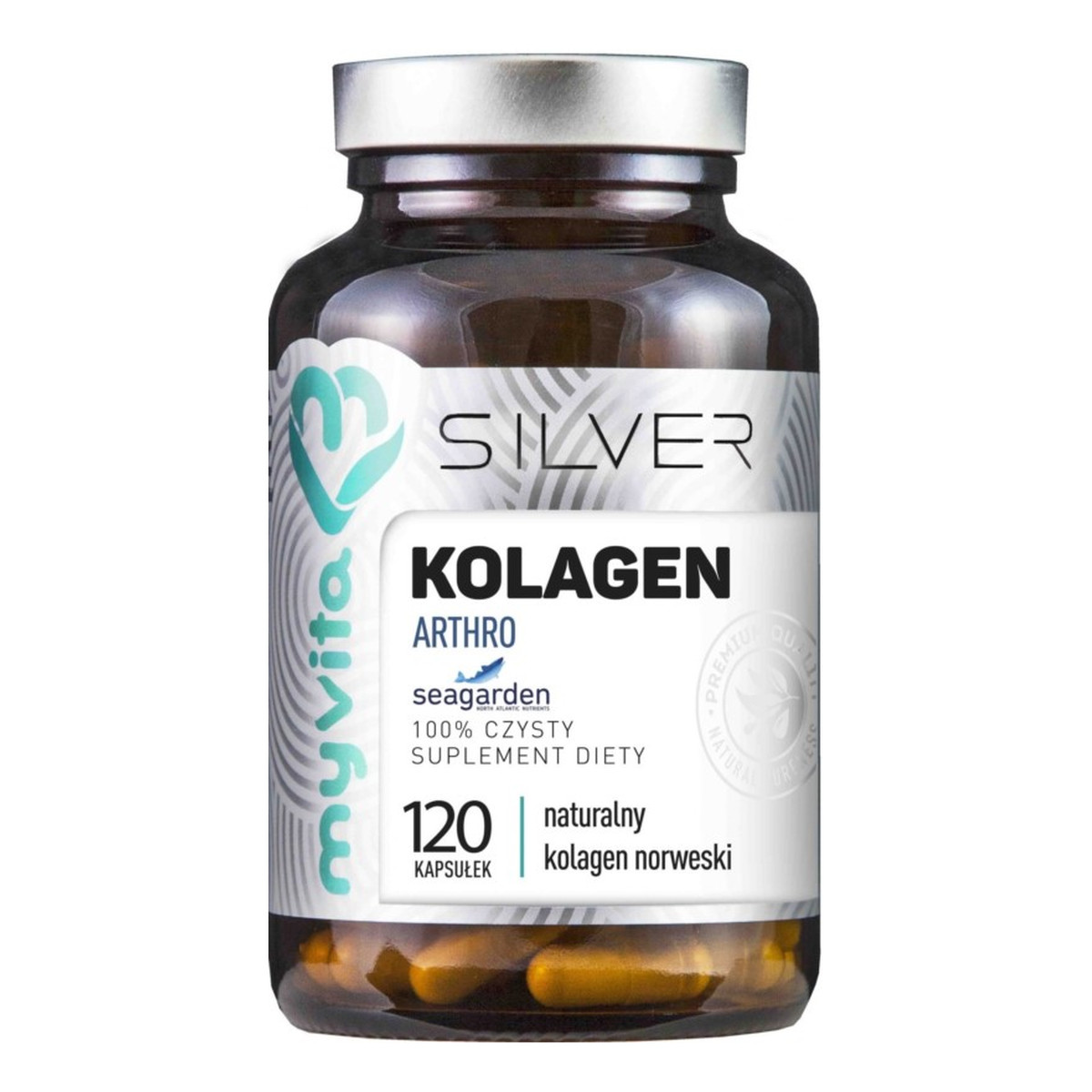 MyVita Silver Kolagen Arthro 100% czysty suplement diety 120 kapsułek