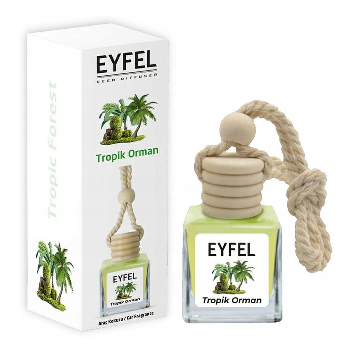 Eyfel Zawieszka zapachowa do samochodu Las Tropikalny 10ml