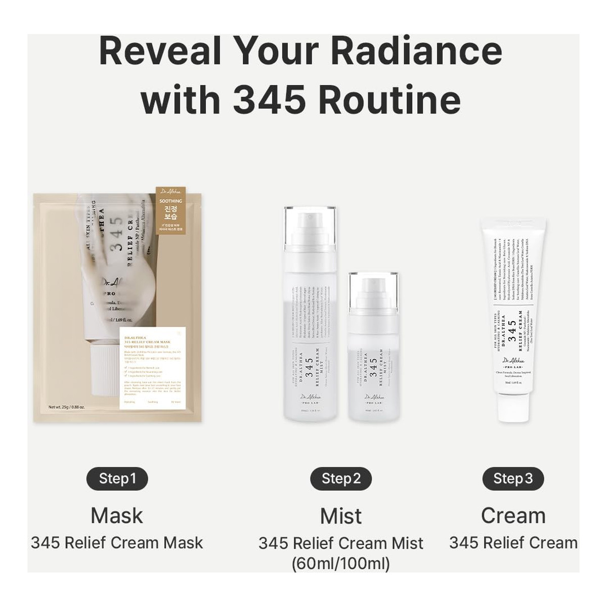 Dr. Althea 345 Relief Cream Mist Nawilżająca Mgiełka Do Twarzy 60ml