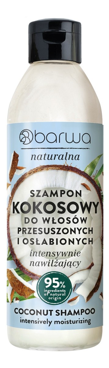 Szampon intensywnie nawilżający do włosów Kokosowy