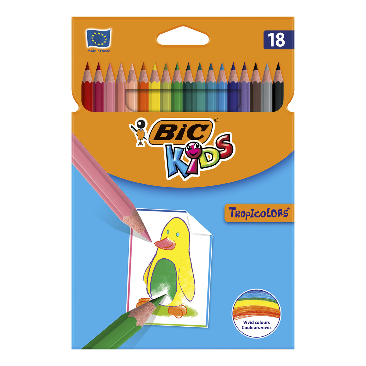 Bic Kids Tropicolors Kredki 18 kolorów