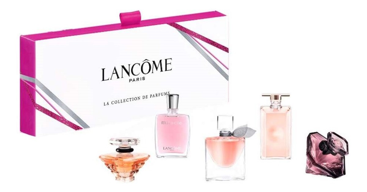 Zestaw idole 5ml + la vie est belle 4ml + tresor 7.5ml + la nuit tresor 5ml + miracle 5ml