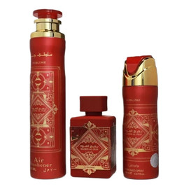 Zestaw woda perfumowana spray 100ml + dezodorant spray 200ml + odświeżacz powietrza 300ml