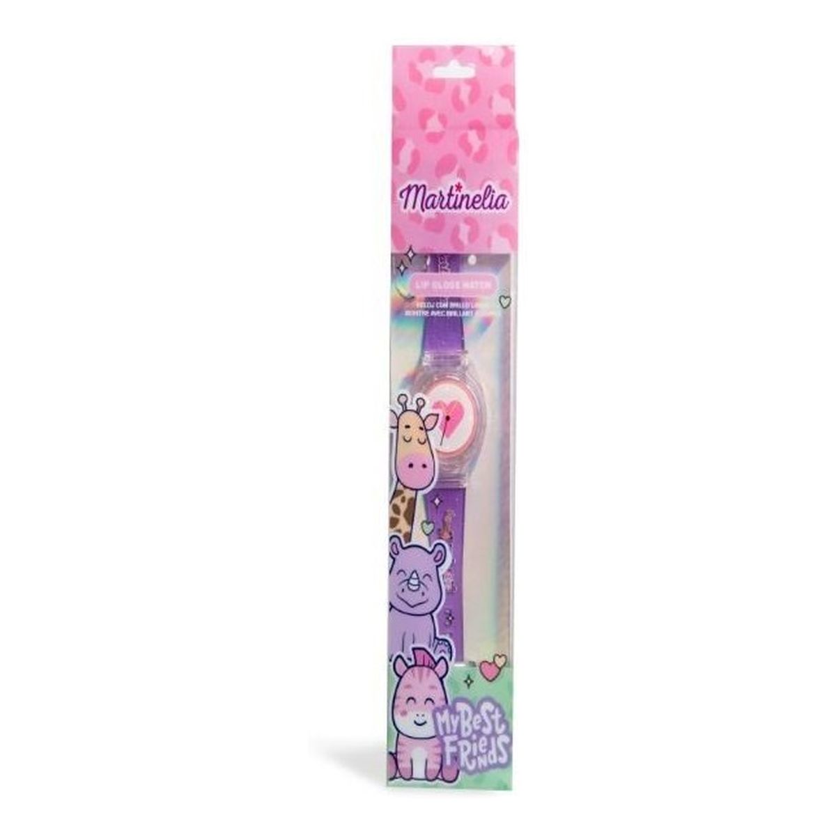 Martinelia My best friends lip gloss watch zegarek z błyszczykiem do ust