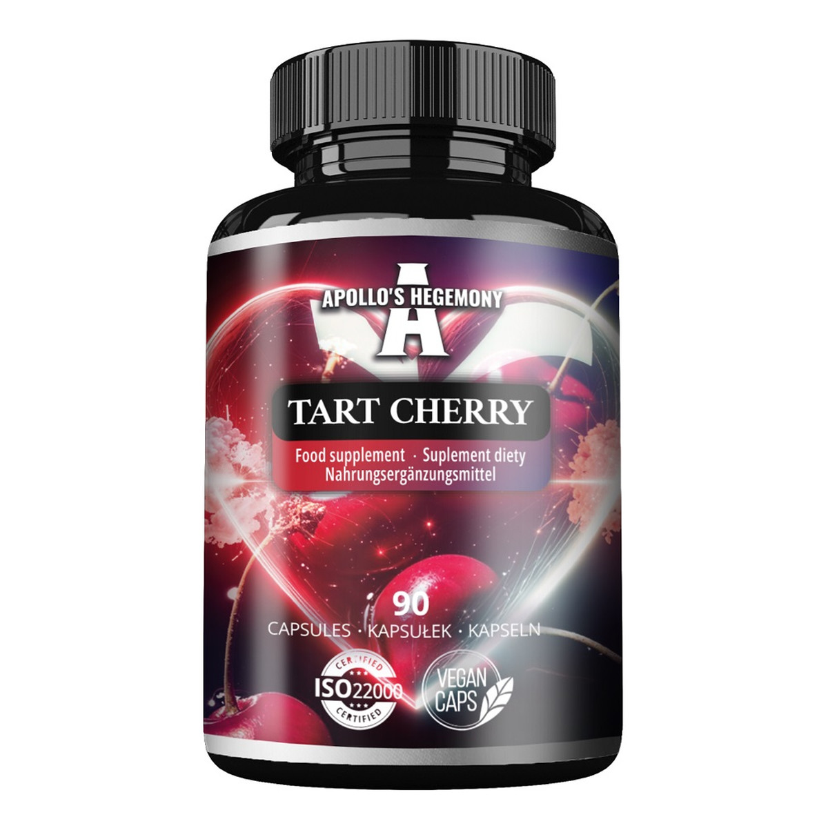 Apollo's Hegemony Tart Cherry suplement diety 90 Kapsułek