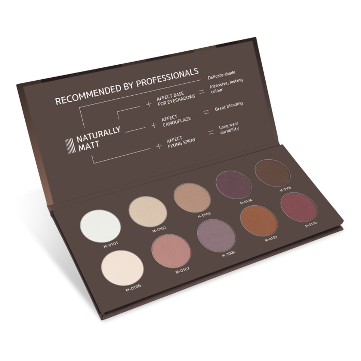 Affect Paleta Cieni Prasowanych 10x2g 20g