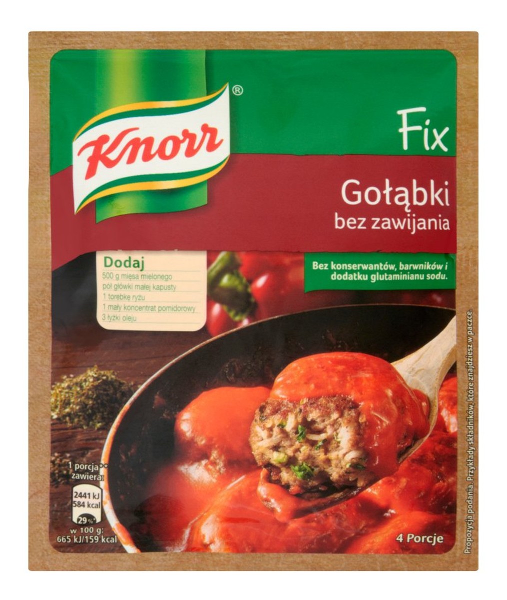 Gołąbki bez zawijania