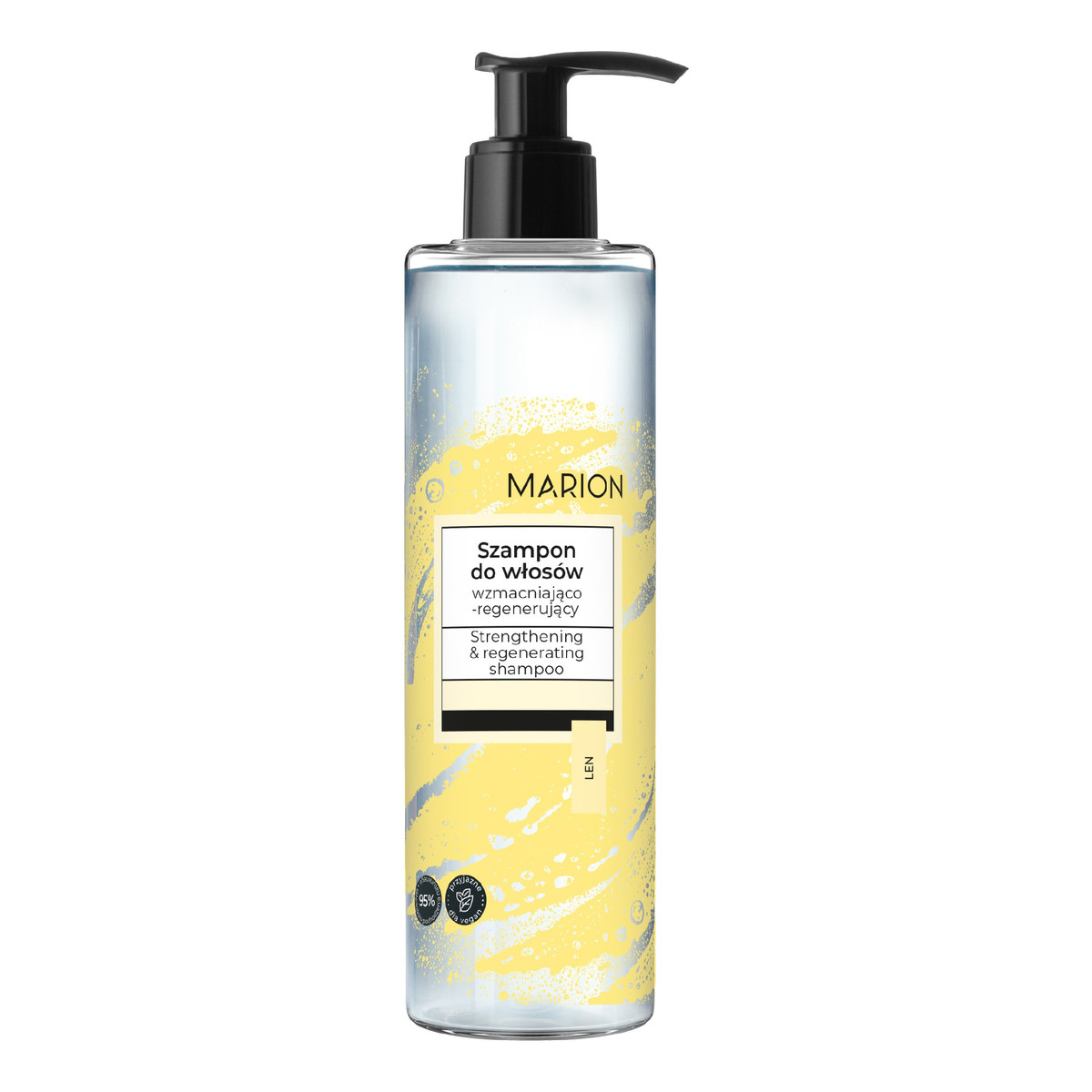 Marion Basic Szampon do włosów wzmacniająco-regenerujący Len 300ml