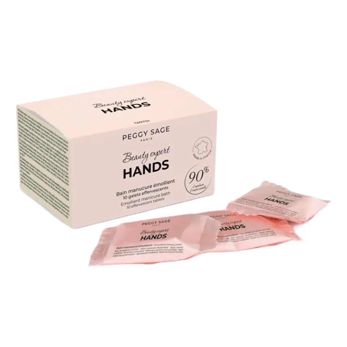 Peggy Sage Beauty expert hands zmiękczające tabletki do kąpieli przed manicure 10szt.