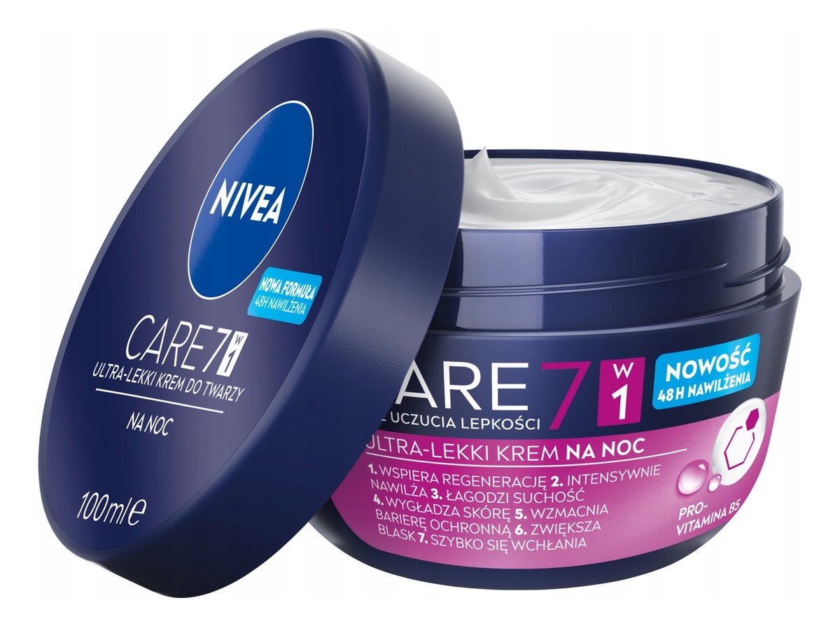 Ultra lekki krem do twarzy na noc