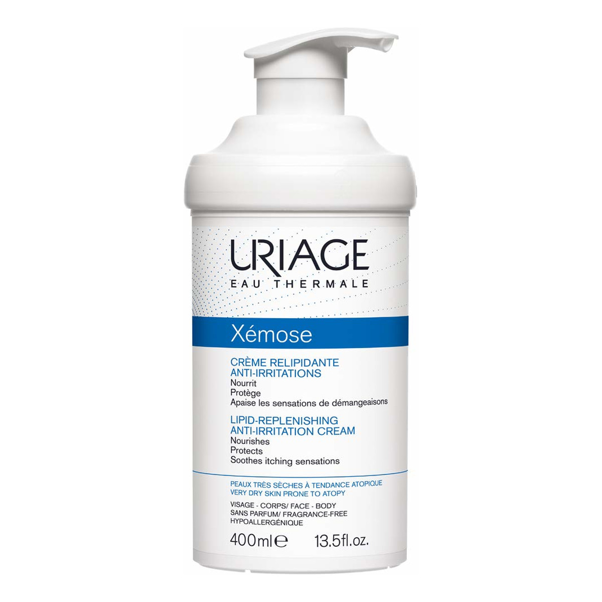 Uriage Xemose Lipid-Replenishing Anti-Irritation Cream kojący Krem uzupełniający lipidy 400ml