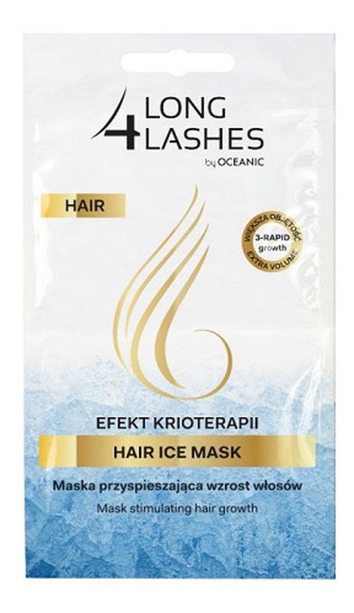 Hair Ice Mask efekt krioterapii maska przyspieszająca wzrost włosów 2x6ml
