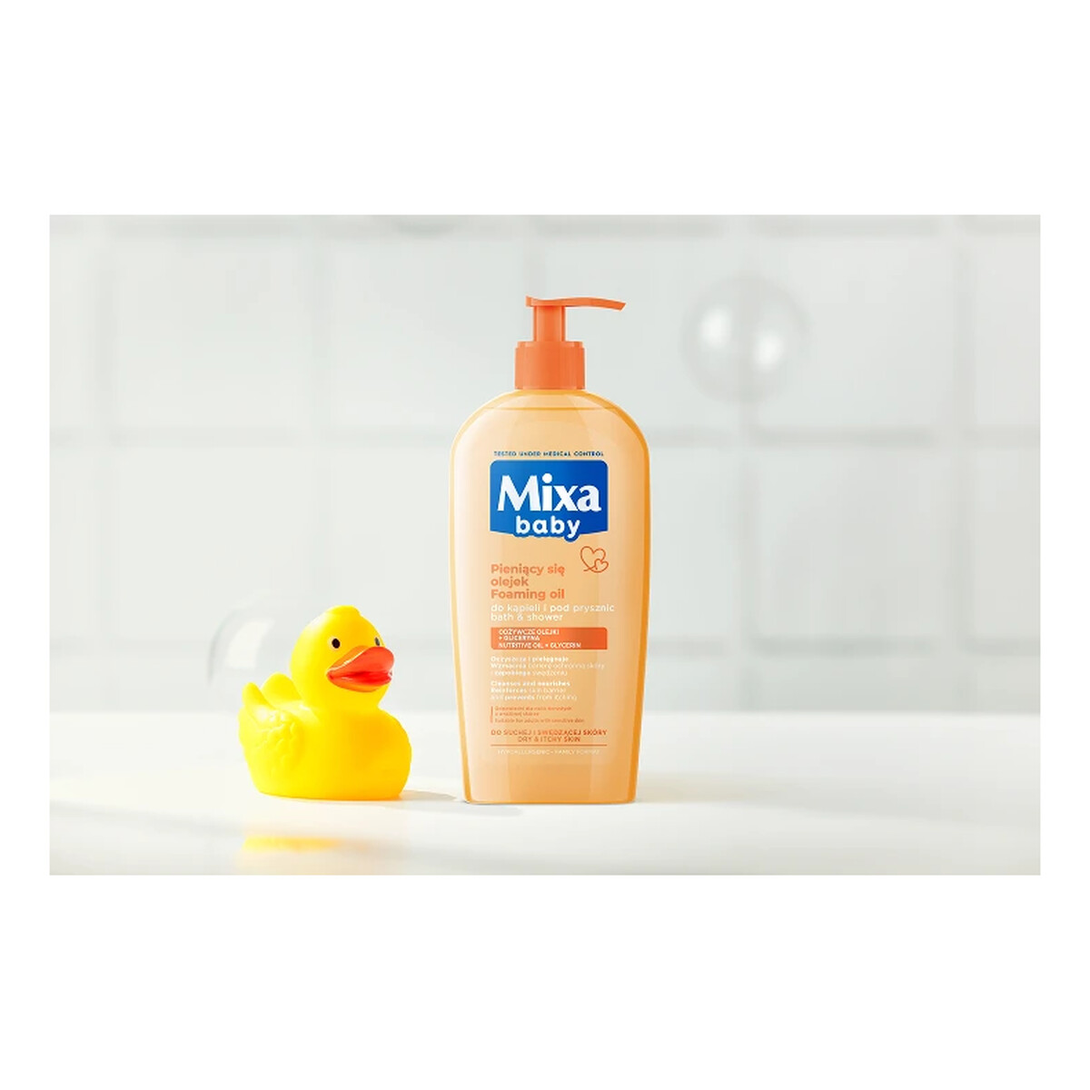 Mixa Baby Delikatny Płyn Do Kąpieli i Mycia z Olejkiem 2x400ml