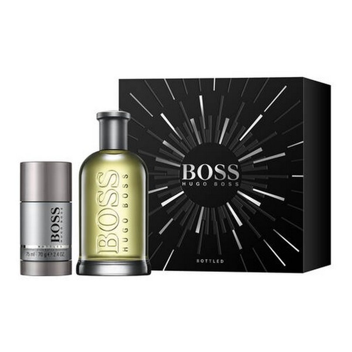 Hugo Boss Boss Bottled zestaw (woda toaletowa 200ml + dezodorant sztyft 75ml)