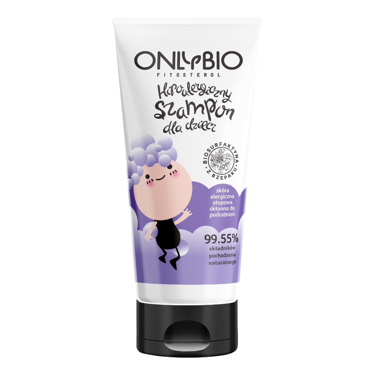 OnlyBio Fitosterol hipoalergiczny szampon dla dzieci dla skóry alergicznej i atopowej 200ml