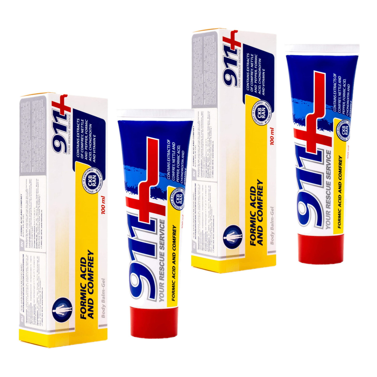 911 Formic Acid And Comfrey Balsam z kwasem mrówkowym i żywokostem 2x100ml