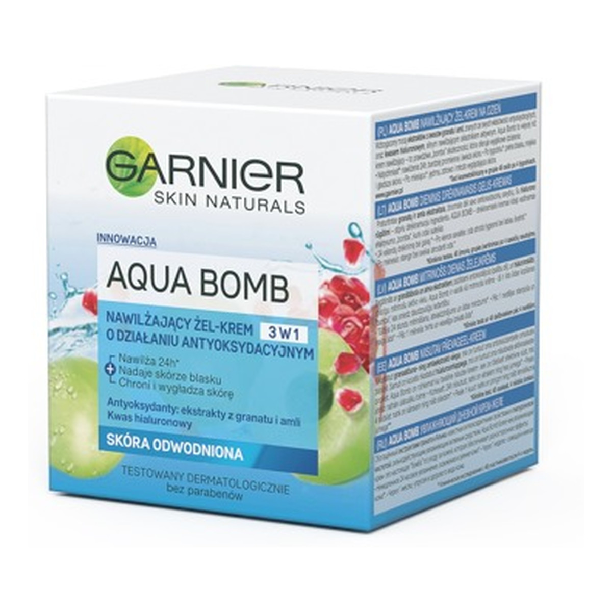 Garnier Aqua Bomb Krem-żel nawilżający 3w1 na dzień 50ml