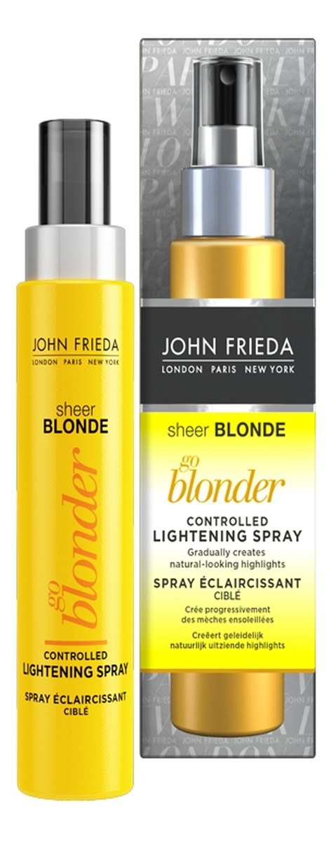 Spray rozjaśniający do włosów blond