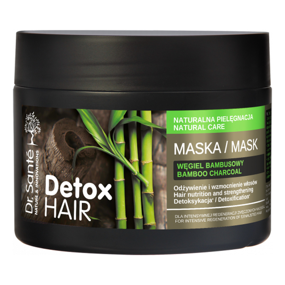 Dr. Sante Detox Maska Do Włosów Zmęczonych Z Węglem Bambusowym 300ml