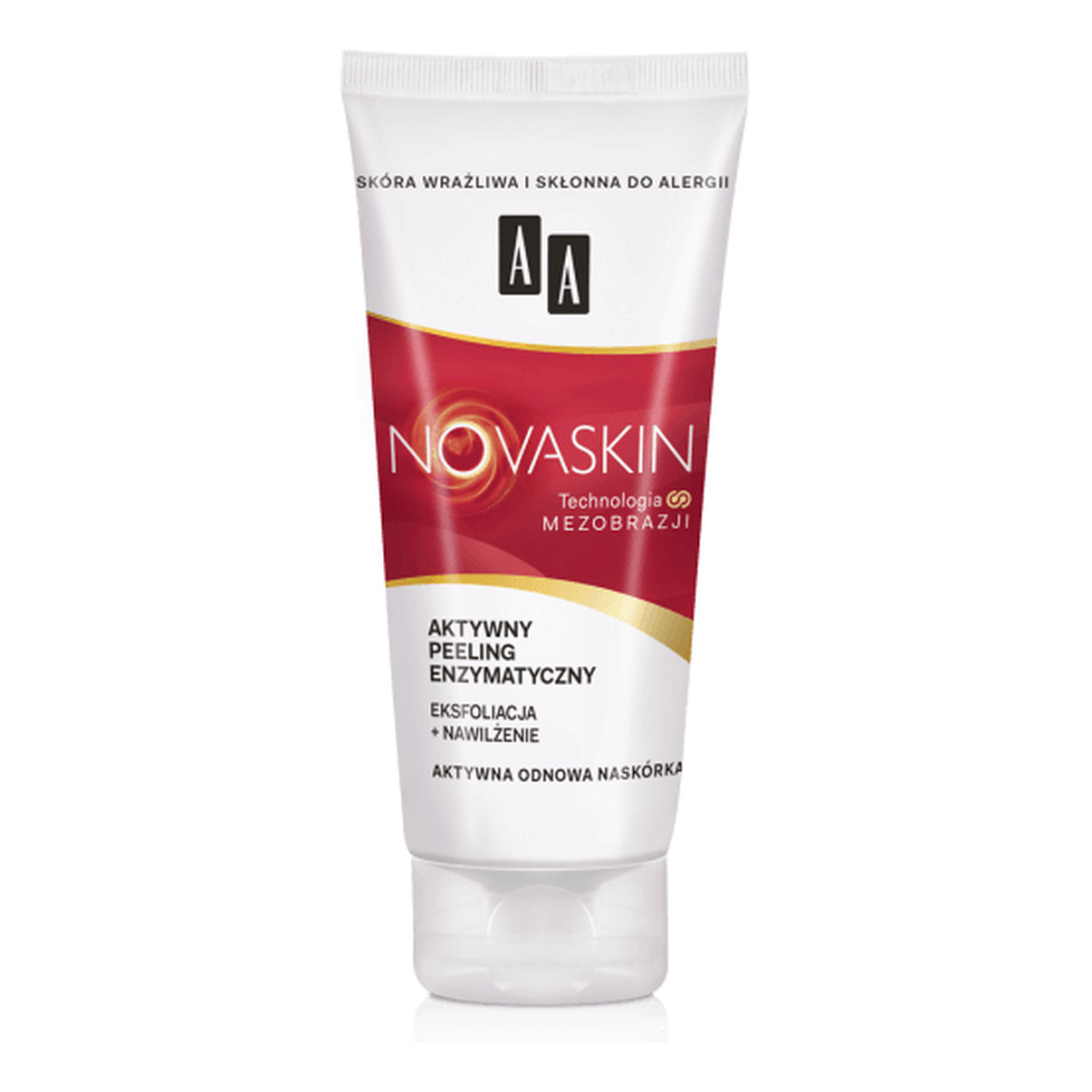 AA Novaskin Cosmetics Technologia Mezobrazji aktywny peeling enzymatyczny 75ml