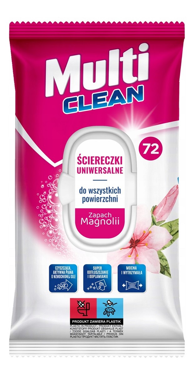 Multi clean ściereczki uniwersalne do wszystkich powierzchni 72szt