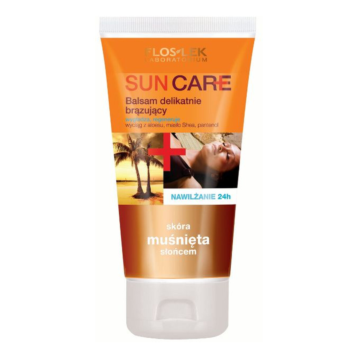 FlosLek Sun Care Laboratorium Balsam Delikatnie Brązujący Skórę 200ml