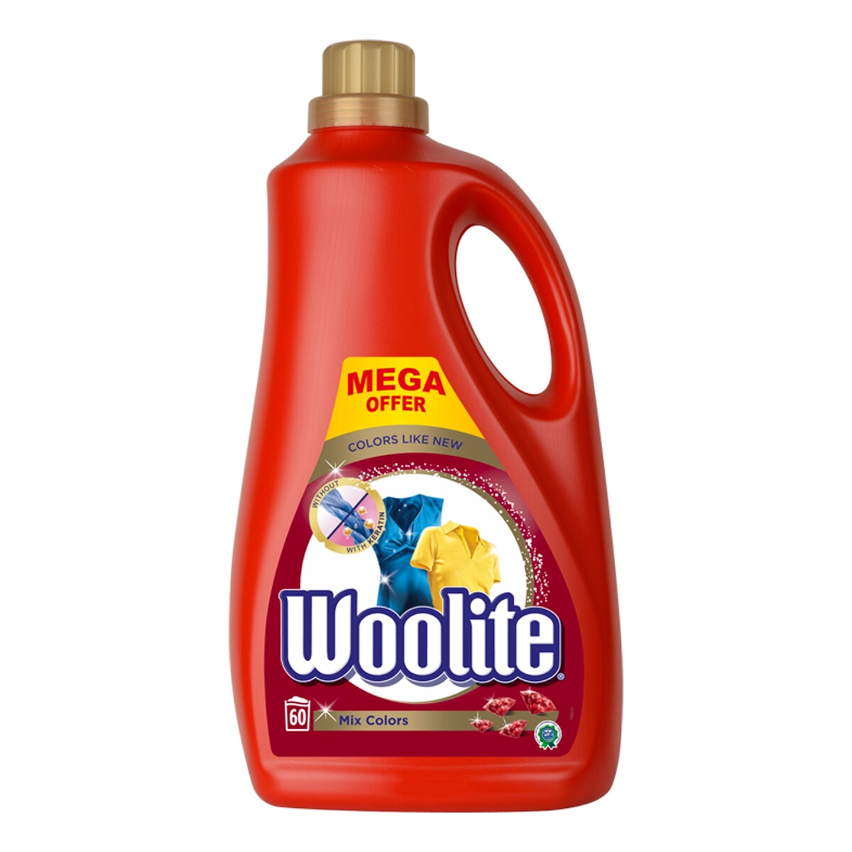 Woolite Mix Colors płyn do prania do koloru z keratyną 3600ml