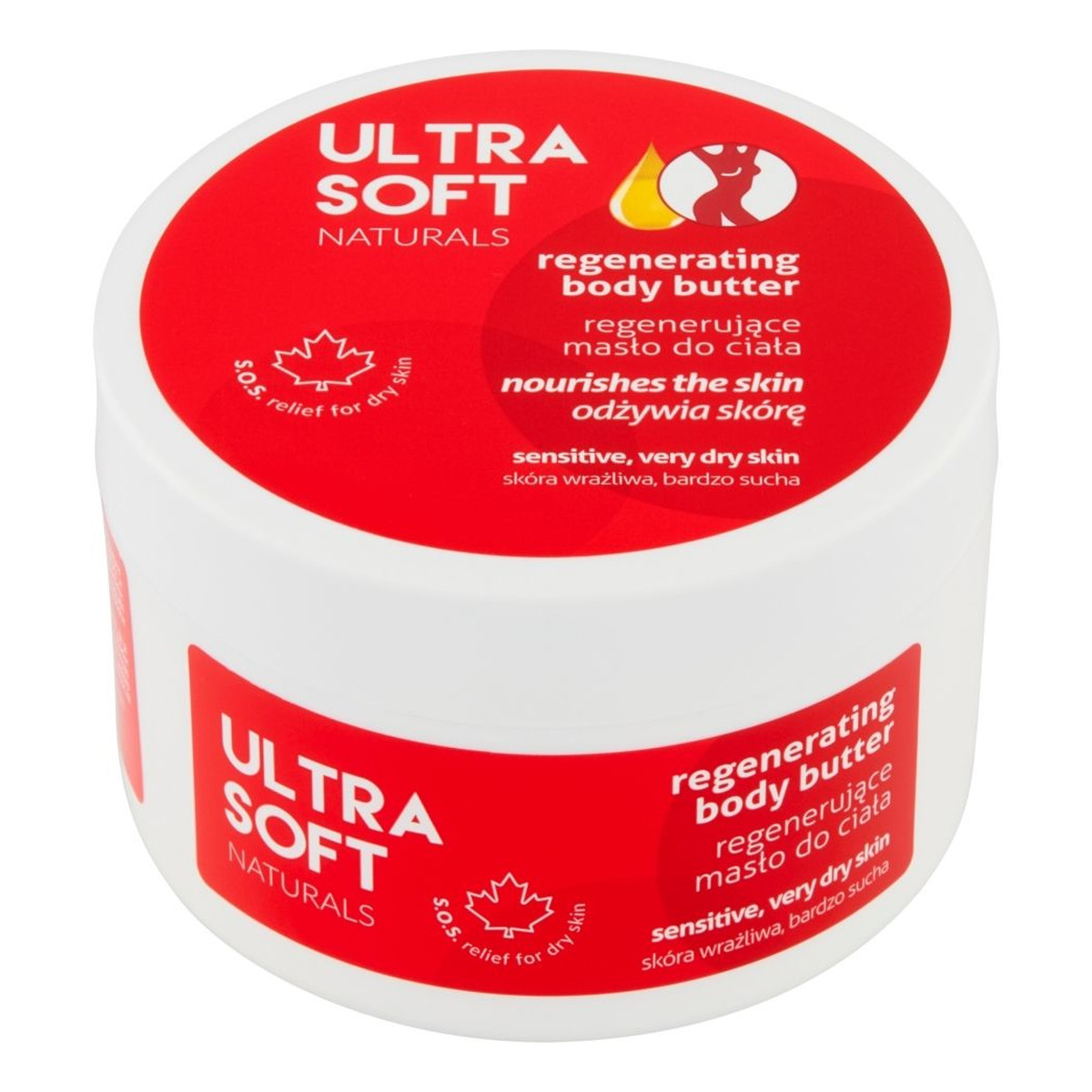 Ultra Soft Naturals Regenerujące Masło Do Ciała SOS 300ml