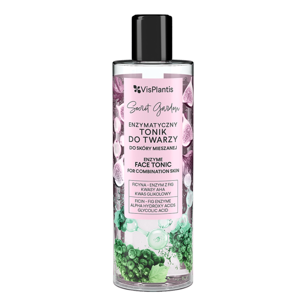 Vis Plantis Secret Garden Enzymatyczny tonik do twarzy do skóry mieszanej 200ml