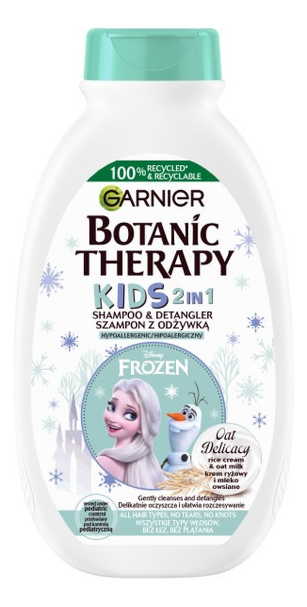 Garnier botanic therapy kids szampon do włosów z odżywką 2w1-frozen
