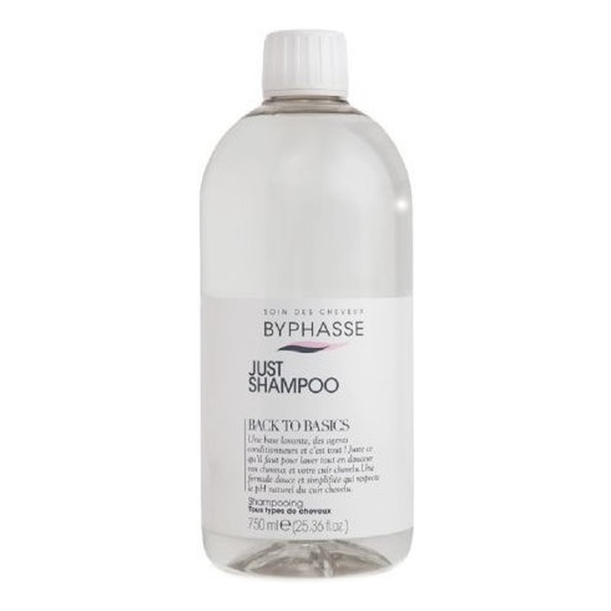 Byphasse Just Shampoo Szampon do wszystkich rodzajów włosów 750ml