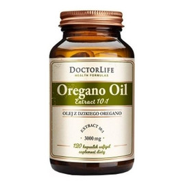 Oregano Oil olej z dzikiego Oregano 3000mg suplement diety 120 kapsułek