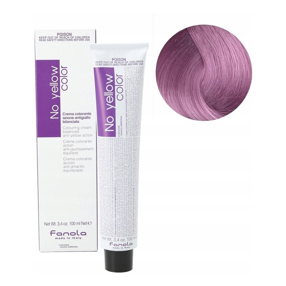 Fanola ICE No Yellow Krem Koloryzujący Do Włosów 100ml