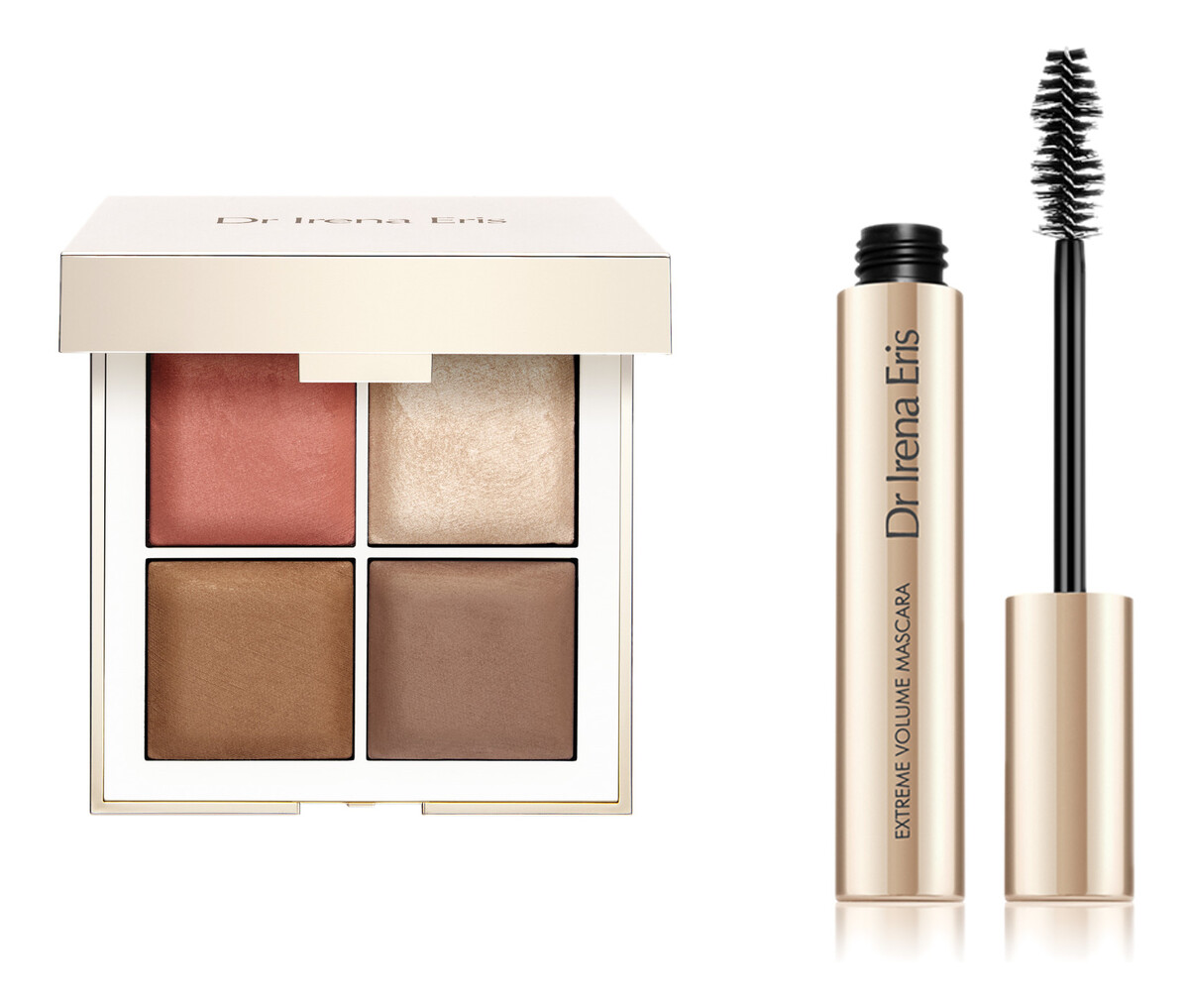 Design & Define Face Contouring Palette Paleta do Konturowania Twarzy + Extreme Volume Mascara Pogrubiająca