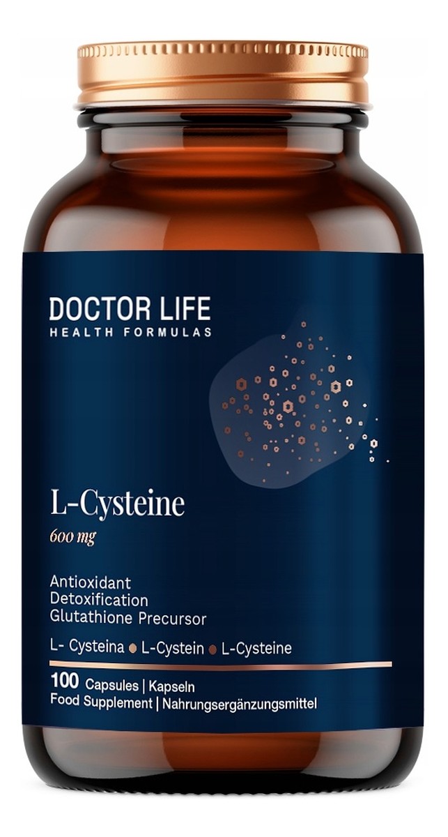 L-cysteine 600mg suplement diety 100 kapsułek
