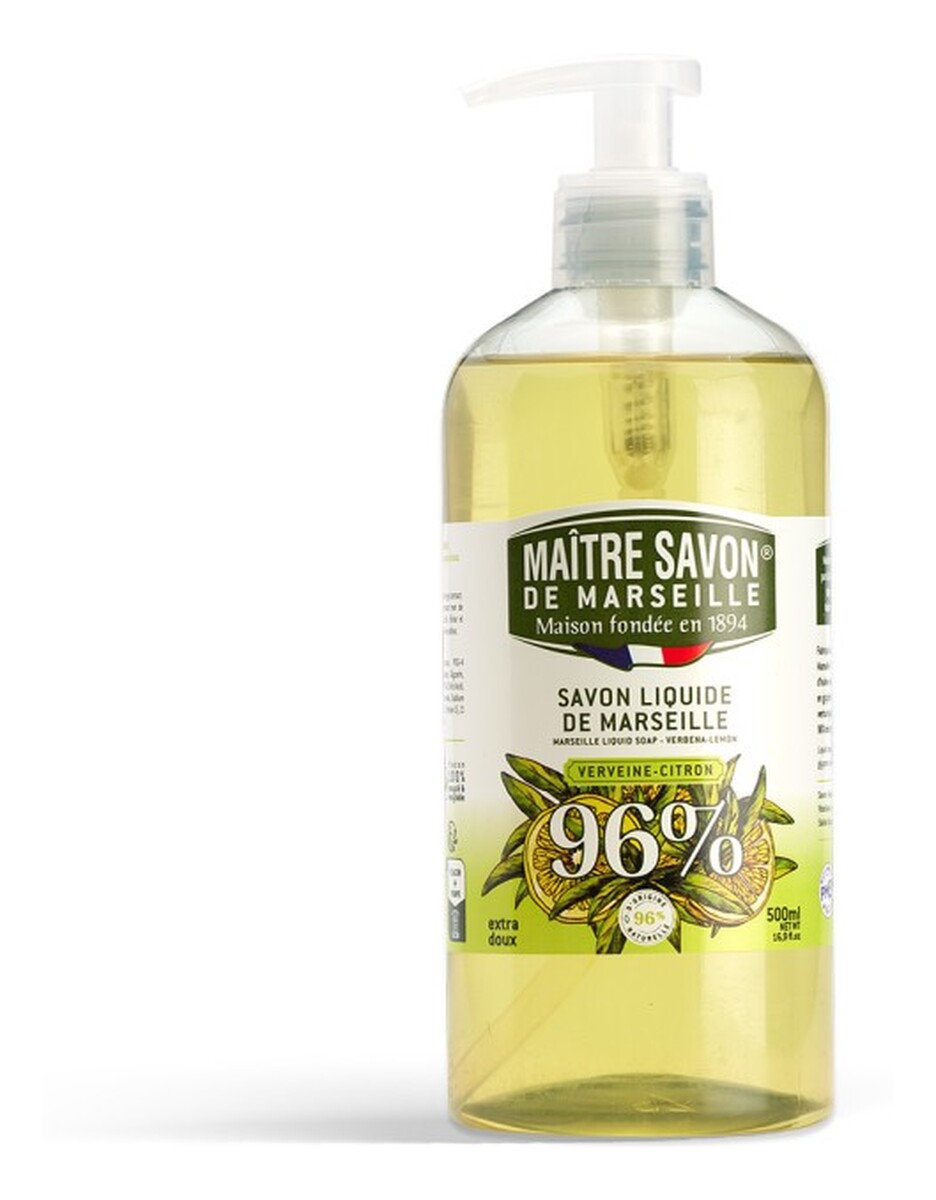 Mydło Marsylskie w płynie Werbena i Cytryna