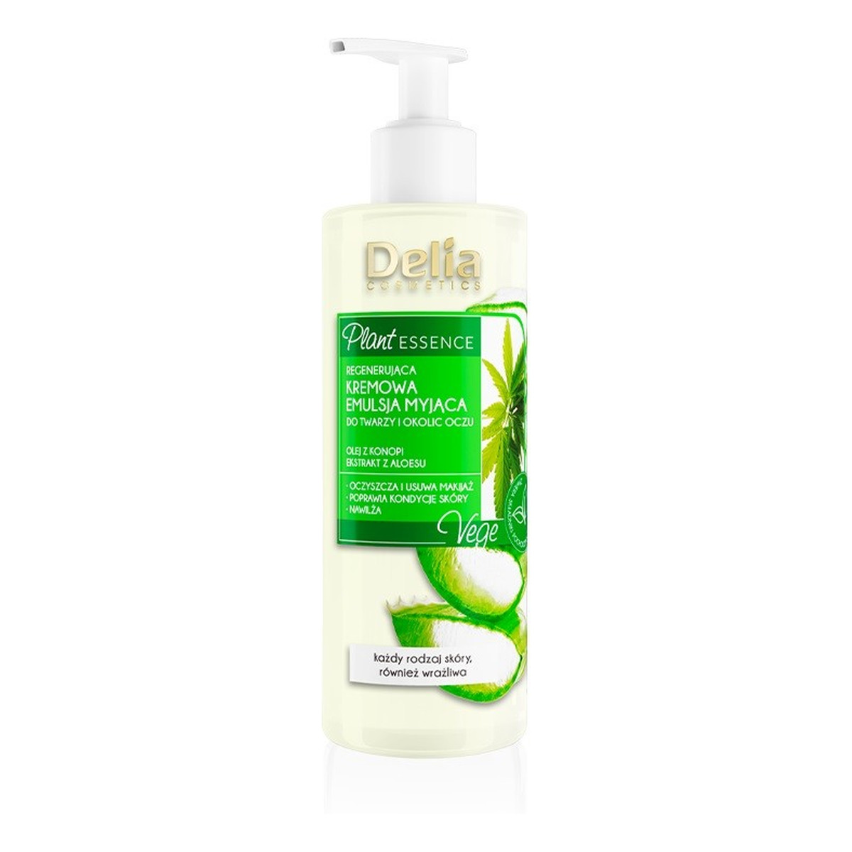 Delia Plant Essence Kremowa emulsja myjąca regenerująca 200ml