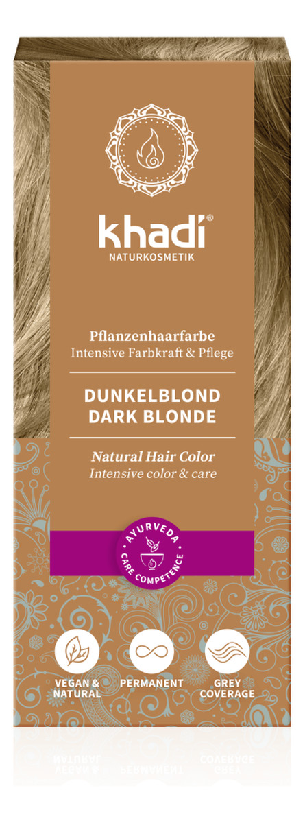 Naturalna Ziołowa Henna Do Włosów Ciemny Blond