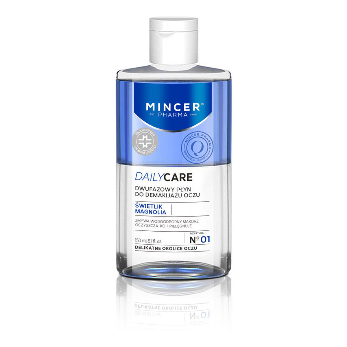 Mincer Pharma Daily Care Dwufazowy Płyn Do Demakijażu Oczu No01 150ml
