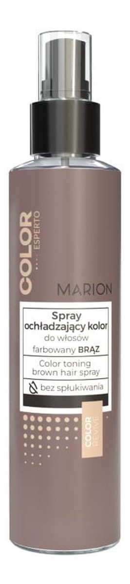 Color esperto spray ochładzający kolor do włosów farbowanych na brąz