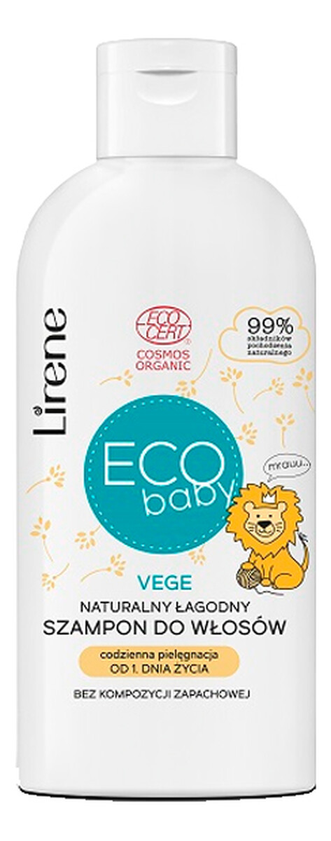 Naturalny łagodny szampon do włosów dla dzieci