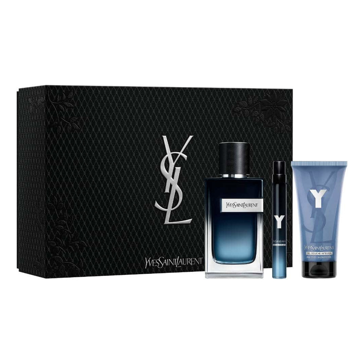 Yves Saint Laurent Y Pour Homme Zestaw woda perfumowana spray 100ml + woda perfumowana spray 10ml + żel pod prysznic 50ml