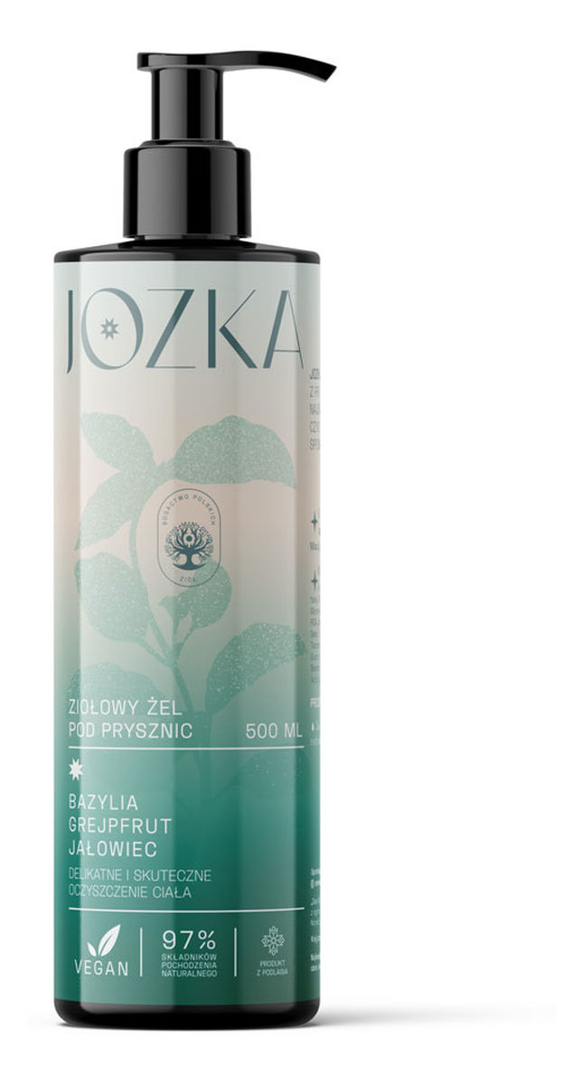 Ziołowy Żel pod prysznic bazylia grejpfrut jałowiec